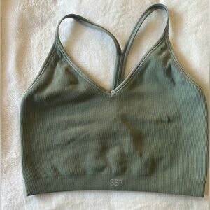 Set Active Pine Bra Tank
